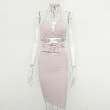 Women Sexy Sparkly Bandage Bodycon Dresses