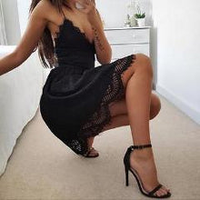 Women Backless Spaghetti Strap Dress