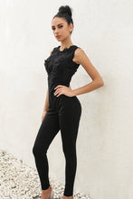 Women Lace Stitching Jumpsuit