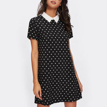 Women Polka Dot Straight Dress