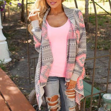 Women Printed Long Sleeved Casual Cardigan
