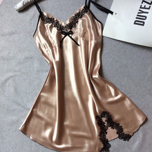 Women Silk Lace Nightgown
