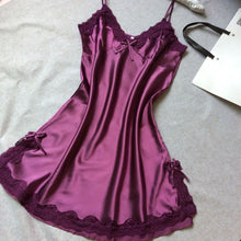 Women Silk Lace Nightgown
