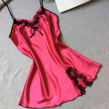 Women Silk Lace Nightgown