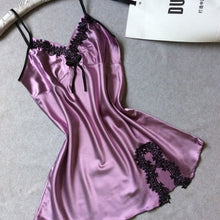 Women Silk Lace Nightgown