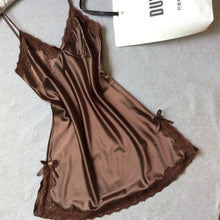 Women Silk Lace Nightgown