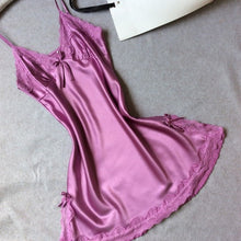 Women Silk Lace Nightgown