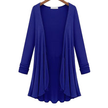 Women Cotton Long Sleeve Cardigan (Big Size)