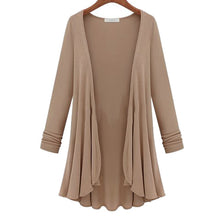 Women Cotton Long Sleeve Cardigan (Big Size)