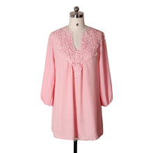 Women Plus Size Chiffon Blouse