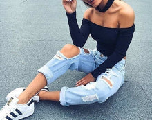 Women Off Shoulder T-shirt
