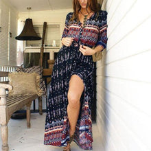 Women Dress Beach Boho Maxi