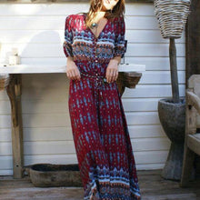 Women Dress Beach Boho Maxi