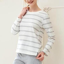 Women Pajamas Cotton Stripe Casual