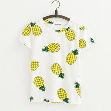 Women Pineapple Print T-shirt