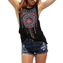 Women Vintage Tribal Print Tank Top