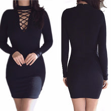 Women Zipper O-neck Knitted Dress