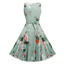 Women Floral Print Dress Sleeveless