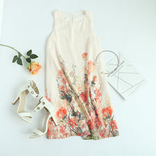 Women Flower Print Boho Dress