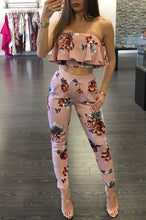Women Off Shoulder Two Piece Jumpsuit