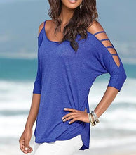 Women Casual Half Sleeve Off shoulder T-shirt
