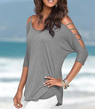 Women Casual Half Sleeve Off shoulder T-shirt