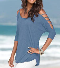 Women Casual Half Sleeve Off shoulder T-shirt