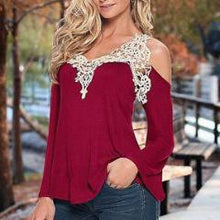 Women Blouse Shirt Floral Lace (Plus Size)