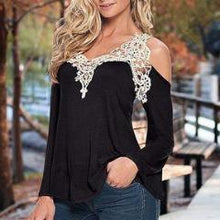 Women Blouse Shirt Floral Lace (Plus Size)