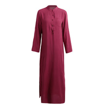 Women Casual Maxi Dress V Neck (Plus Size)