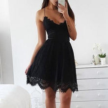 Women Backless Spaghetti Strap Dress