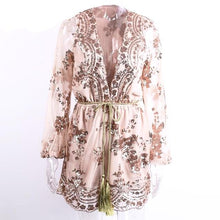Women Sequin Mesh Jumpsuit