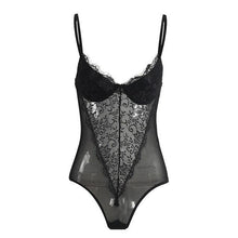 Women Sexy Backless Lace Bodysuit