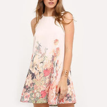 Women Flower Print Boho Dress