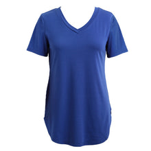 Women Solid V Neck TShirt (Plus Size)