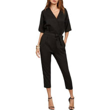 Women Solid Half Sleeve Jumpsuit
