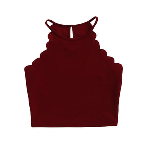 Women Burgundy Sexy Cami