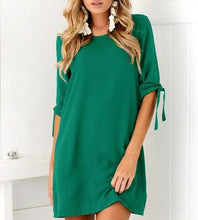 Women Casual Shirt Dress Half Sleeve