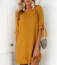 Women Casual Shirt Dress Half Sleeve