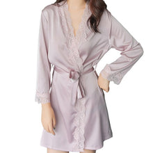 Women Lace Robe Female Sleepwear