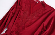 Women Lace Robe Female Sleepwear