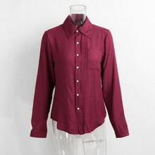 Women Long Sleeve Basic Blouse (Plus Size)
