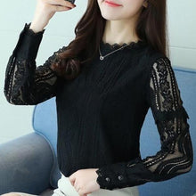Women Green Lace Blouse (Plus Size)