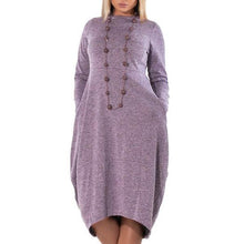 Women Casual Long Dress (Plus Size)