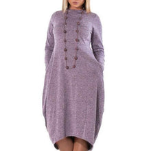 Women Casual Long Dress (Plus Size)