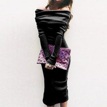 Women Velvet Dress Bandage Bodycon