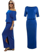 Women Boho Maxi Dress with Pocket
