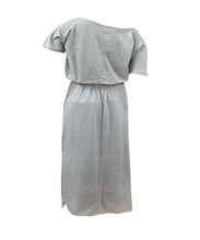 Women Boho Maxi Dress with Pocket