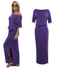 Women Boho Maxi Dress with Pocket