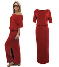 Women Boho Maxi Dress with Pocket